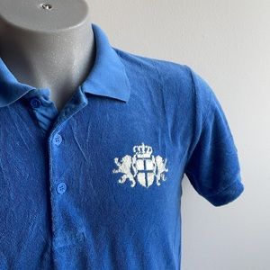 Dirty English Juicy Couture for Men Blue Polo